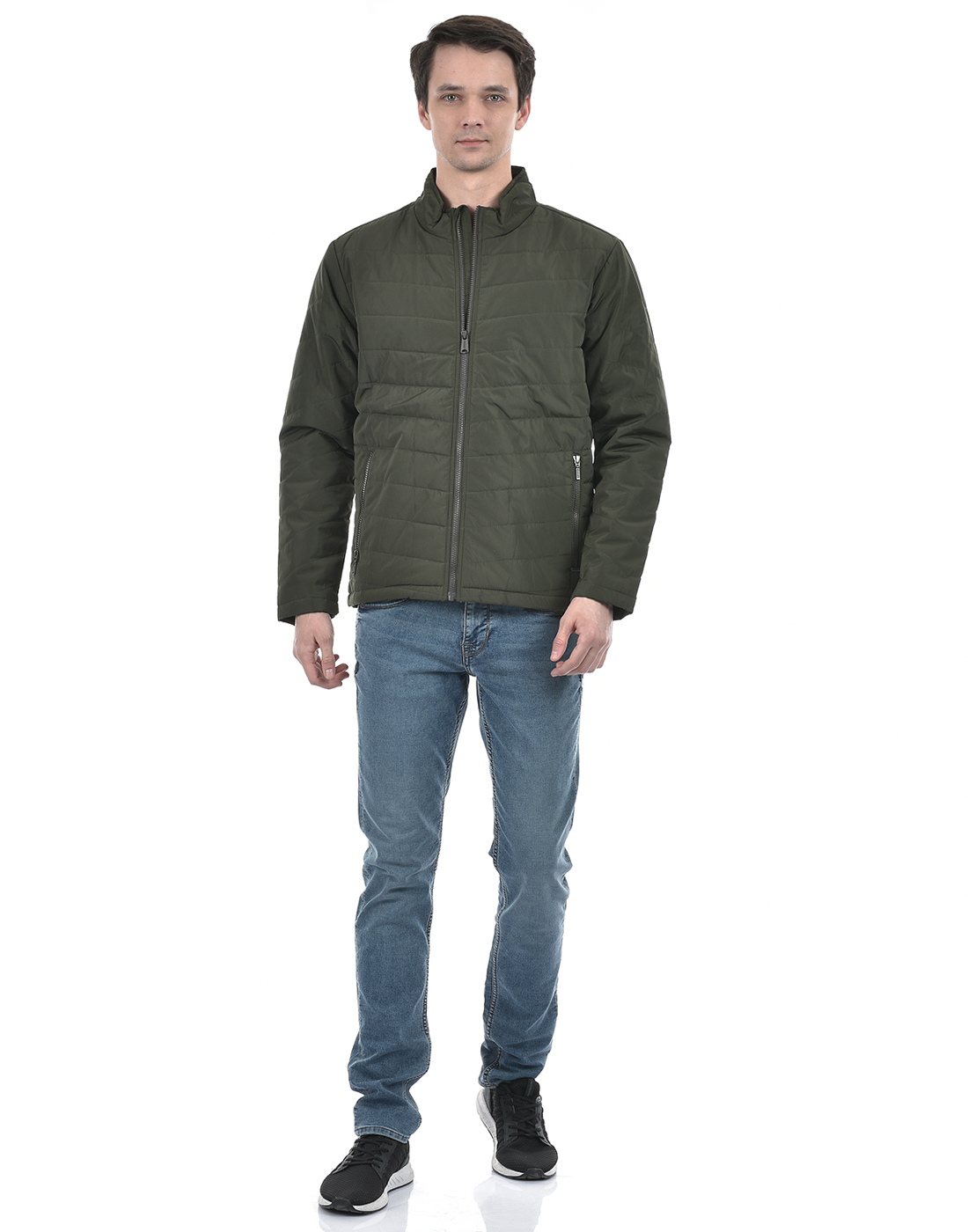 Numero Uno Men Solid Green Jacket